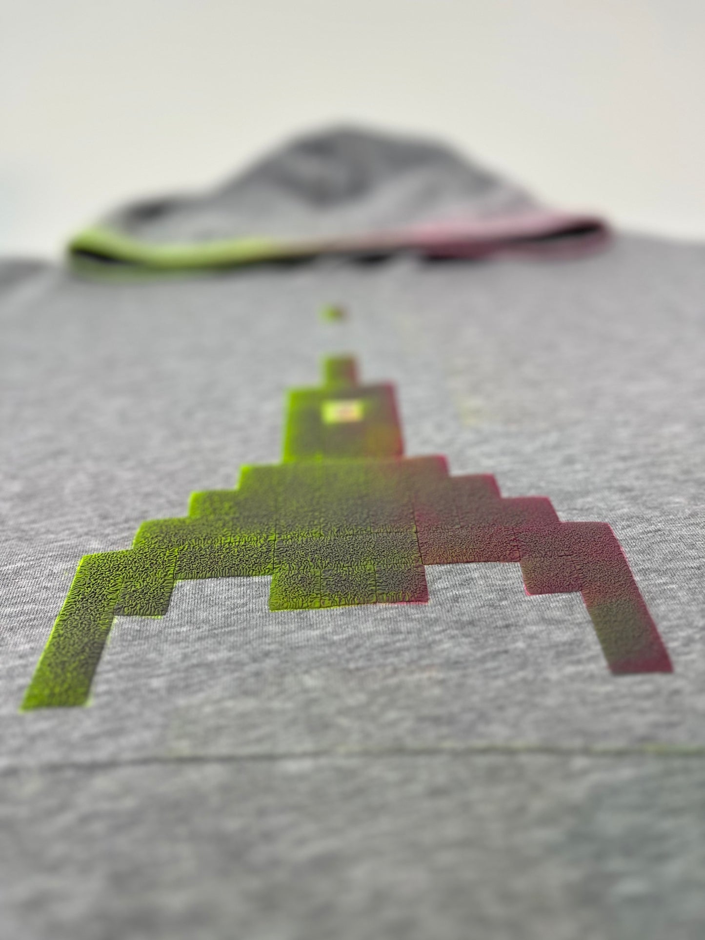 Pixelated Fighter Unisex Hoodie: Legendary Cosmic Arcade Design. Men Women