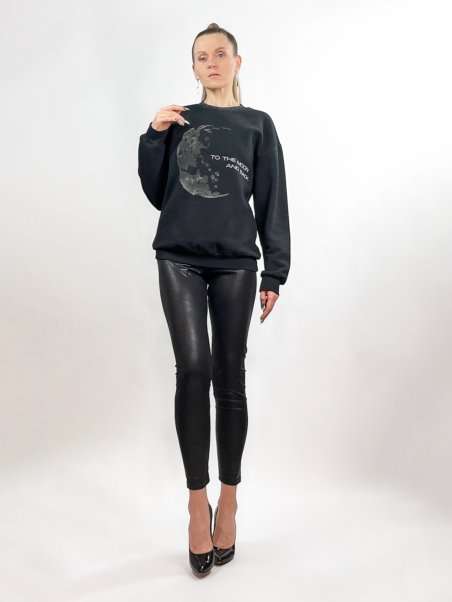 'To The Moon & Back' Unisex Hoodie. Perfect for Space Lovers. Men  Women