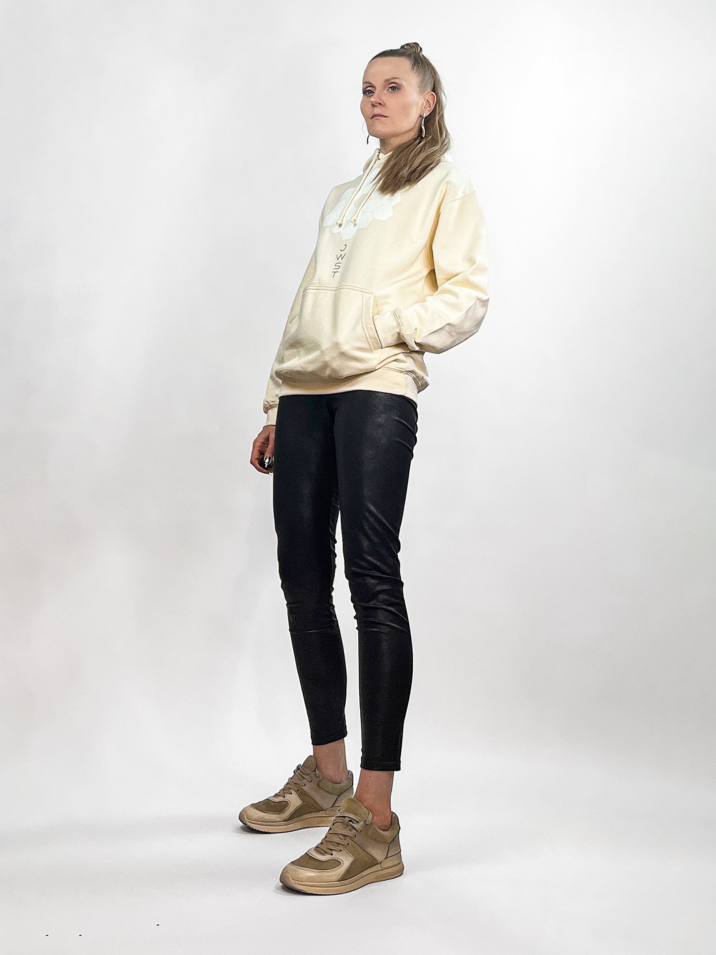 JWST-Inspired Unisex Hoodie. Cosmic Elegance with Glow-in-the-Dark Puff Print. Men Women